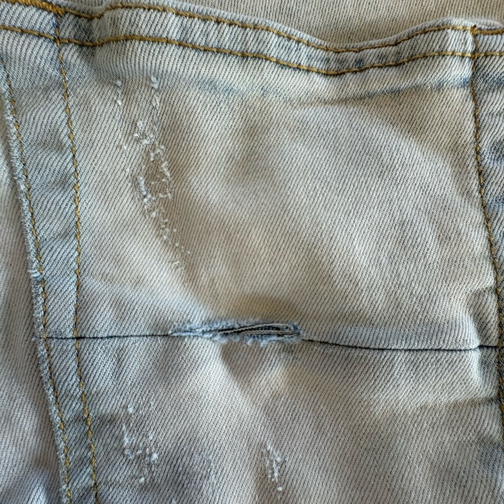 Amiri Grateful Dead Dancing Bears Light Wash Distressed Jeans Size 29 - Picture 13 of 16